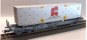 DEP-R47118 - Wagon porte container JH MESGUEN, SNCF - Roco