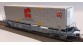 DEP-R47118 - Wagon porte container JH MESGUEN, SNCF - Roco