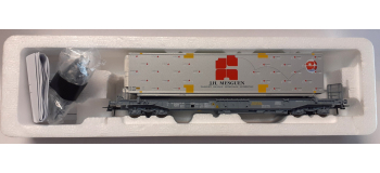 DEP-R47118 - Wagon porte container JH MESGUEN, SNCF - Roco