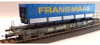 DEP-R46360 - Wagon kangourou NS avec remorque FRANS MAAS - Roco