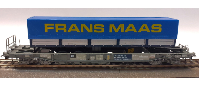DEP-R46360 - Wagon kangourou NS avec remorque FRANS MAAS - Roco