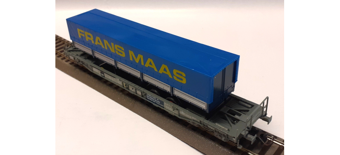 DEP-R46360 - Wagon kangourou NS avec remorque FRANS MAAS - Roco