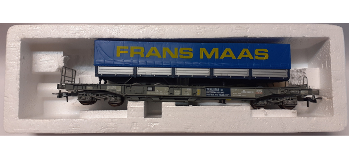 DEP-R46360 - Wagon kangourou NS avec remorque FRANS MAAS - Roco
