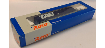 DEP-R47119 - Wagon porte container TAB, SNCF - Roco