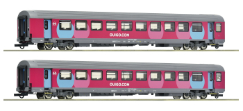 R6200024 - Set de 2 voitures Corail OUIGO, SNCF - Roco