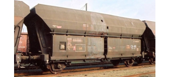 R66049 - Coffret 3 wagons trémie à déchargement auto, SNCB - Roco