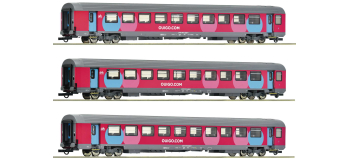 R6200025 - Set de 3 voitures Corail OUIGO, SNCF - Roco