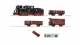 Modélisme ferroviaire : ROCO R31031-  Coffret de départ numérique z21: Locomotive à vapeur HF110 et wagons de marchandises DDR