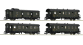 R6200055 - Set de 4 voitures voyageurs boite à tonnerre, SNCF - Roco