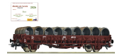 R6600300 - Wagon plat avec chargement de bobines, SNCF - Roco