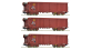 R6600285 - Set de 3 wagons tombereau à toit enroulable, SNCF - Roco