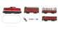 ROCO 5110009 - Coffret de départ digital Z21 : Train marchandises avec locomotive diesel série 110, DR