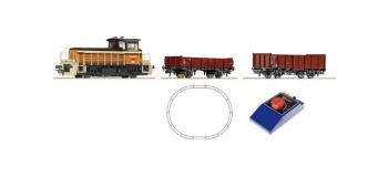 Train électrique : ROCO R51156 - Coffret de départ analogique : petite locomotive diesel et train de marchandises 