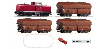 Modélisme ferroviaire : ROCO R51268 - Coffret de départ digital : locomotive diesel class 212 et wagon de marchandises, DB
