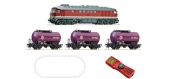 Modélisme ferroviaire : ROCO R51271 - Coffret de départ digital : locomotive diesel et wagon de marchandises