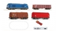Modélisme ferroviaire : ROCO R51283 - Coffret de départ numérique: Locomotive diesel 253 avec wagons de marchandises de la DB