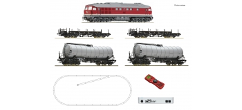 Modélisme ferroviaire : ROCO R51327 - Coffret de départ digital z21®start: Locomotive diesel class 142 avec train de marchandise, DR