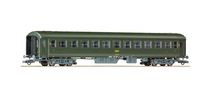 Voiture Voyageurs 2e Classe OBB Voies Étroites Roco 34024 - Echelle HOe - NEUVE