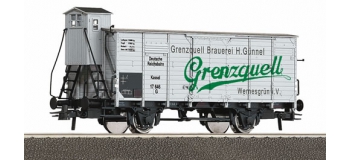 R66256 WAG.COUV.GRENZQUELL DRG train electrique