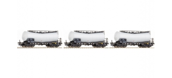 Modélisme ferroviaire : ROCO R67126 - Coffret de 3 wagons citerne
