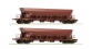 Modélisme ferroviaire : ROCO R67140 - Set de deux wagons trémies DR