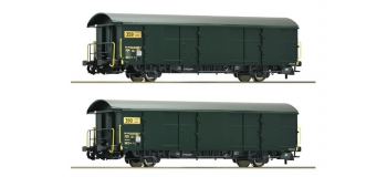 Modélisme ferroviaire : ROCO R67184 - Set de 2 wagons postaux SBB