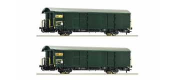 Modélisme ferroviaire : ROCO R67185 - Set de 2 wagons postaux SBB
