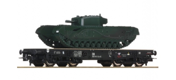 Modelisme ferroviaire : ROCO R67428 - Wagon militaire DB