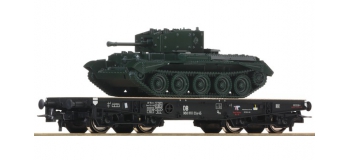 Modelisme ferroviaire : ROCO R67429 - Wagon militaire DB