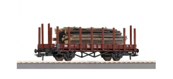 Modelisme ferroviaire : ROCO R 67483 - Wagon plat à ranchers SBB