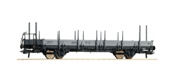 Modelisme ferroviaire : ROCO R 67506 - Wagon plat à ranchers SBB