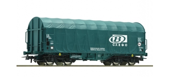 Modelisme ferroviaire : ROCO R 67576 - Wagon à bâches coulissantes SNCB
