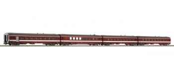 Modélisme ferroviaire : ROCO R74110 - Coffret 2 de 4 voitures voyageurs 