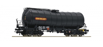 Modélisme ferroviaire :  ROCO R76537 - Wagon citerne coudée EMERWA, Epoque 5 