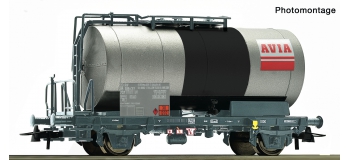 Modélisme ferroviaire : ROCO R76972 - Wagon citerne «Avia», CFF