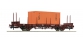 Modélisme ferroviaire : ROCO - R76986 - Wagon plat avec conteneur, SNCF