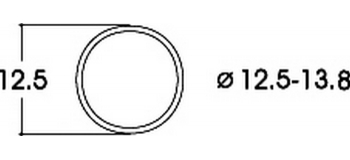 modelisme ferroviaire roco R40066 Bandages d'adhérence, 12,5-13,8 mm (x10)