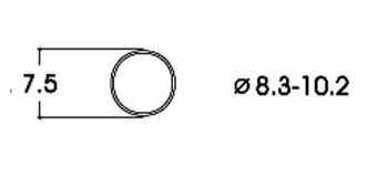 modelisme ferroviaire Bandage d'adhérence CC 8,3-10,2 mm roco 40068