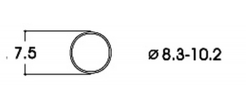 modelisme ferroviaire Bandage d'adhérence CC 8,3-10,2 mm roco 40068