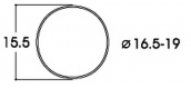 modelisme ferroviaire roco 40072 Bandage d'adhérence CC 16,5-19 mm