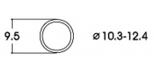 modelisme ferroviaire 40074 roco Bandage d'adhérence CC 10,3-12,4 mm