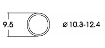 modelisme ferroviaire 40074 roco Bandage d'adhérence CC 10,3-12,4 mm