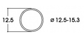 roco 40075 Bandage d'adhérence CC 12,5-15,3 mm