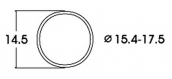 modelisme ferroviaire roco 40076 Bandage d'adhérence CC 15,4-17,5 mm