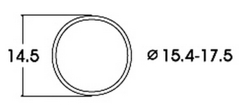 modelisme ferroviaire roco 40076 Bandage d'adhérence CC 15,4-17,5 mm