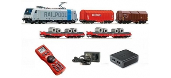 R41356 - Coffret de départ digital Br185 Raillion  - Roco