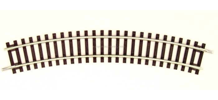 R42422 Rail courbe R2 Roco Line, 358mm & 30°