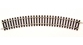 R42423 Rail courbe R3 Roco Line, 419.6mm & 30°