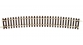 R42427 Rail courbe R9 Roco Line, 826.4mm & 15°