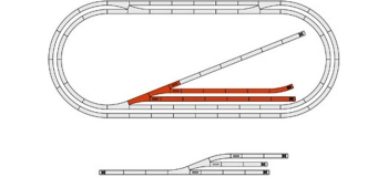 Train électrique : ROCO R51251 - Set B complementaire Geoline Set B